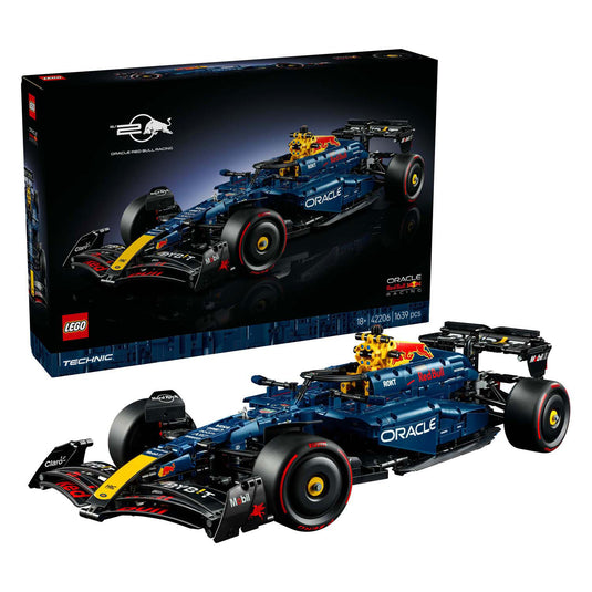Lego technic oracle red bull racing rb20 f1 auto bouwpakket voor volwassenen 42206