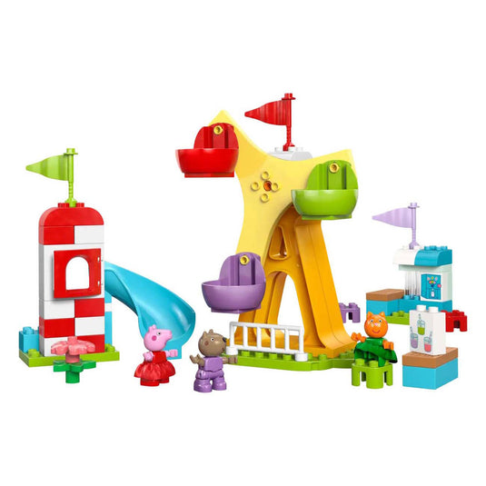 Lego duplo peppa big kermis montessori speelgoed voor peuters van 2 jaar en ouder 10453