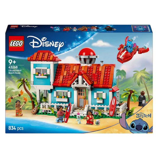 Lego disney - lilo en stitch strandhuis constructiespeelgoed (43262)