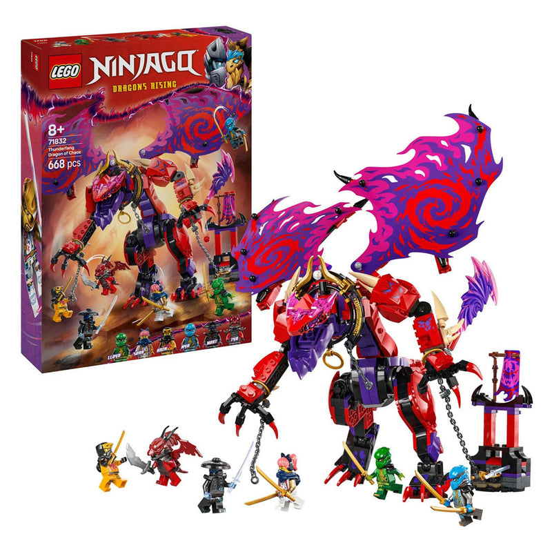 Afbeelding laden in galerijviewer, Lego ninjago 71832 thunderfang dragon of chaos
