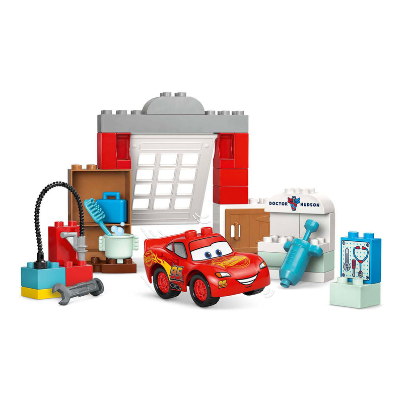 Load image into Gallery viewer, Lego duplo disney en pixar cars mcqueens bezoek aan docs garage - 10456
