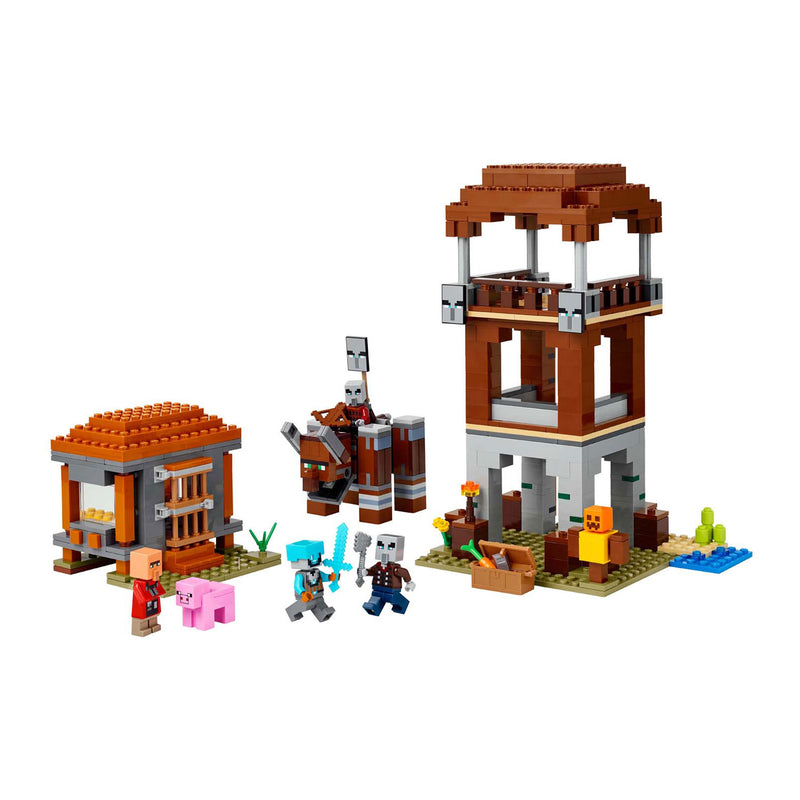Load image into Gallery viewer, Lego minecraft de plunderaar buitenpost en verwoester bouwpakket - 21278
