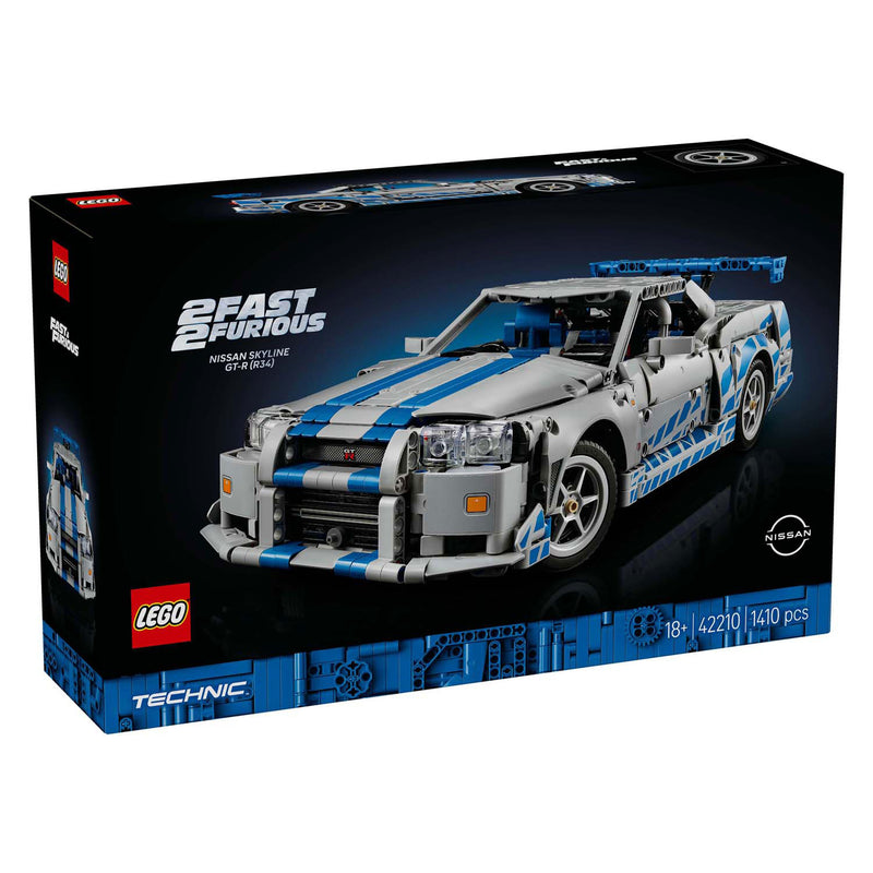 Load image into Gallery viewer, Lego technic 42210 2 fast 2 furious nissan skyline gt-r (r34) auto
