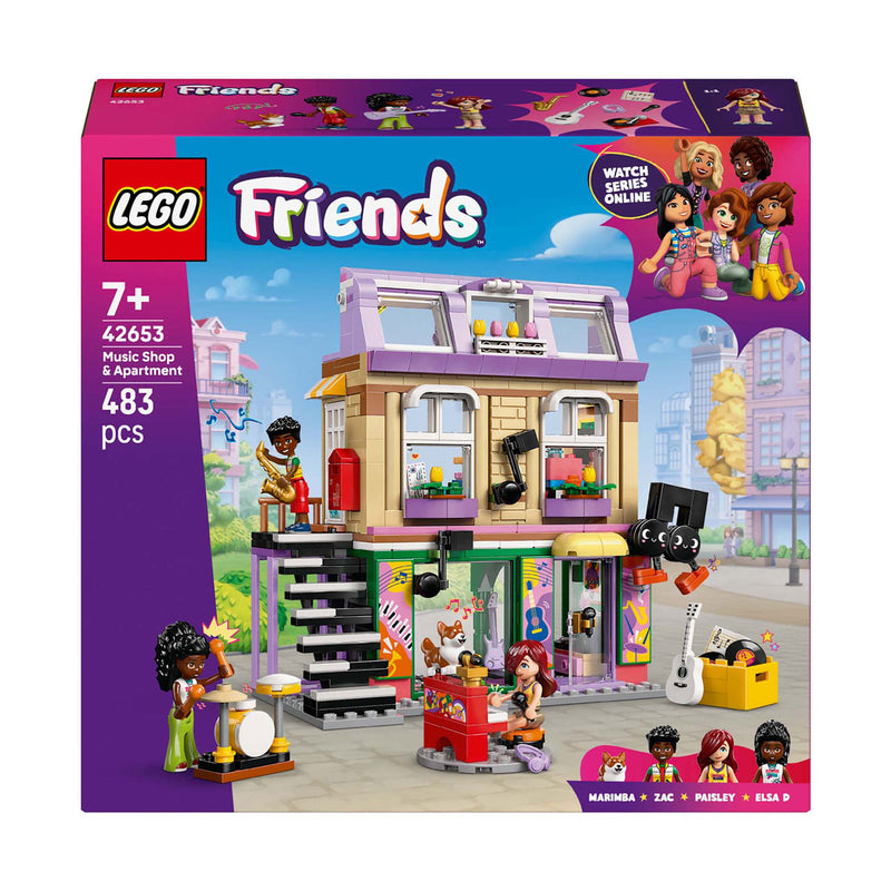 Load image into Gallery viewer, Lego friends 42653 muziekwinkel en appartement
