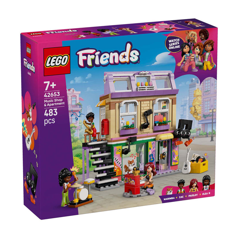 Load image into Gallery viewer, Lego friends 42653 muziekwinkel en appartement
