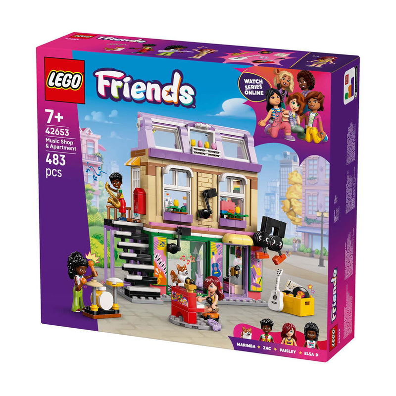 Load image into Gallery viewer, Lego friends 42653 muziekwinkel en appartement
