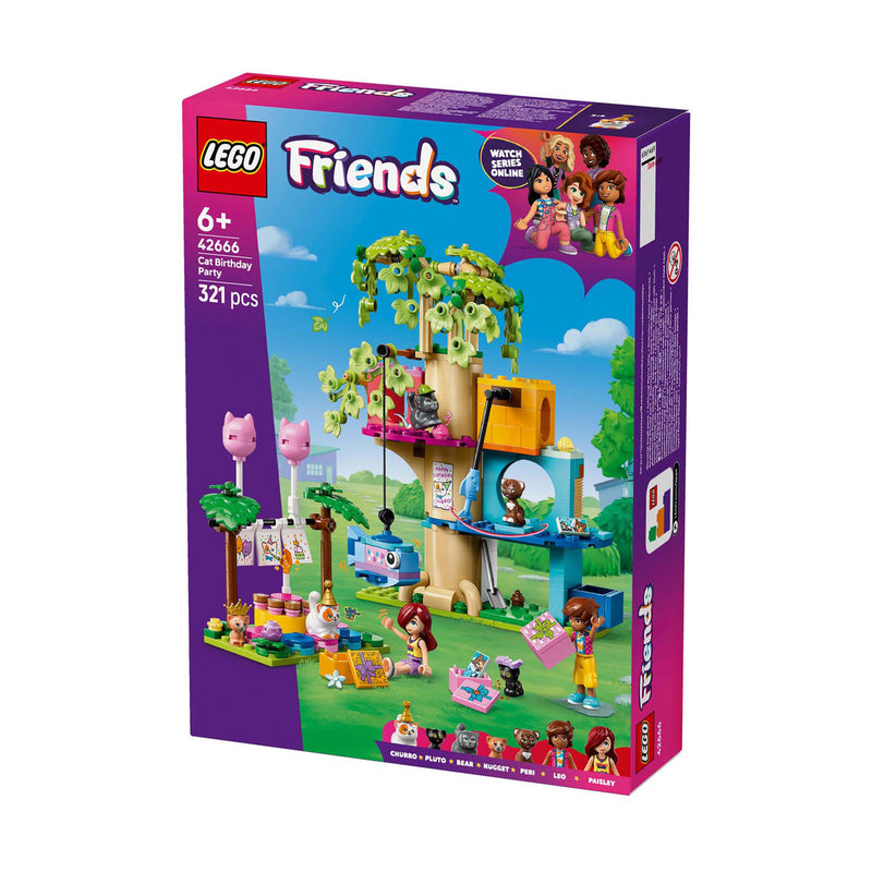 Load image into Gallery viewer, Lego friends 42666 kattenverjaardagsfeestje en boomhut
