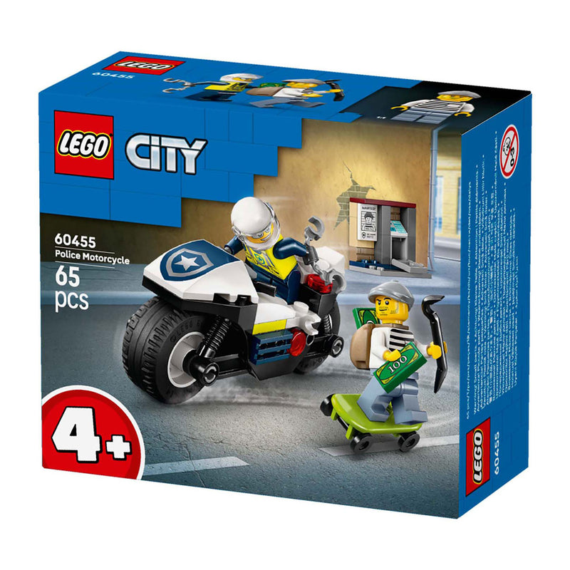 Load image into Gallery viewer, Lego city 60455 achtervolging op politiemotor
