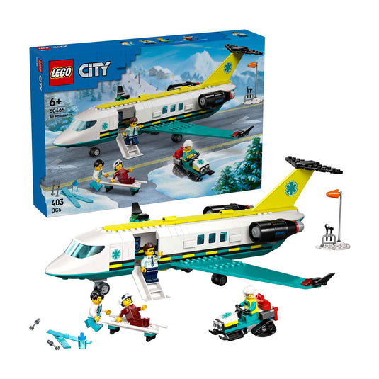 Lego city 60465 ambulancevliegtuig