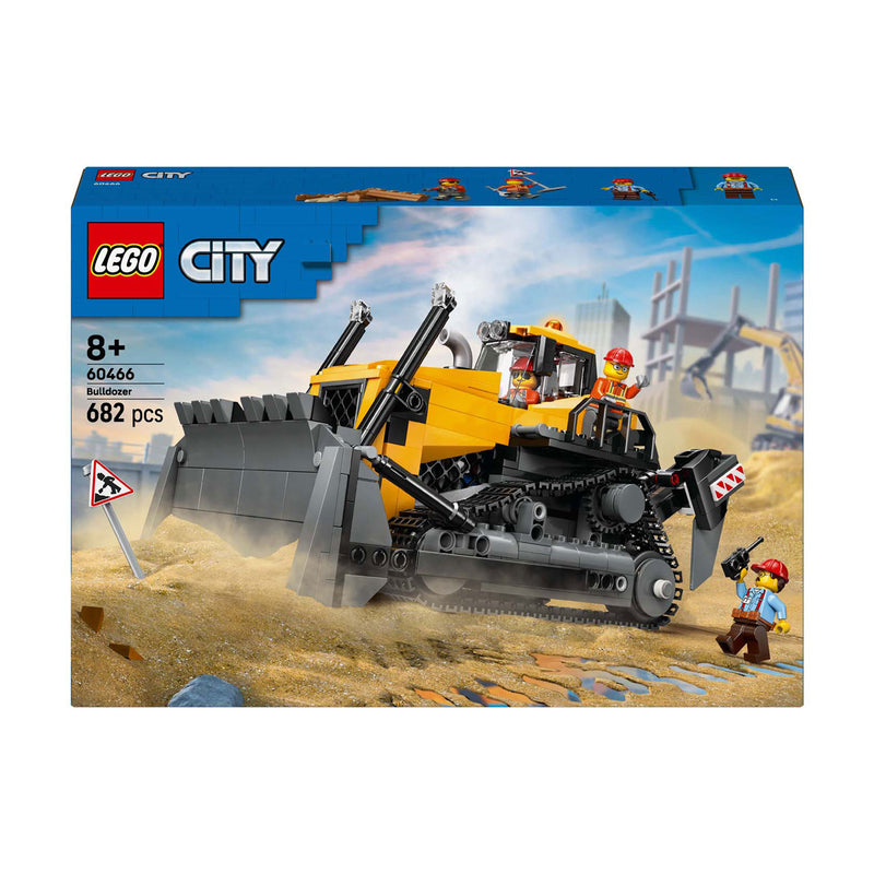 Load image into Gallery viewer, Lego city 60466 gele bulldozer
