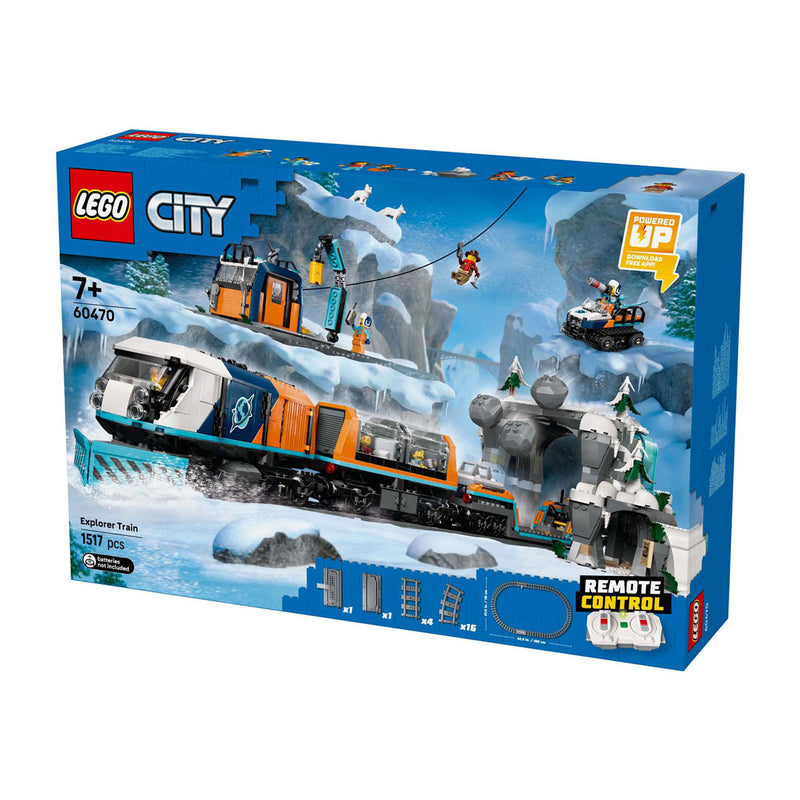 Load image into Gallery viewer, Lego city 60470 onderzoekstrein op de noordpool
