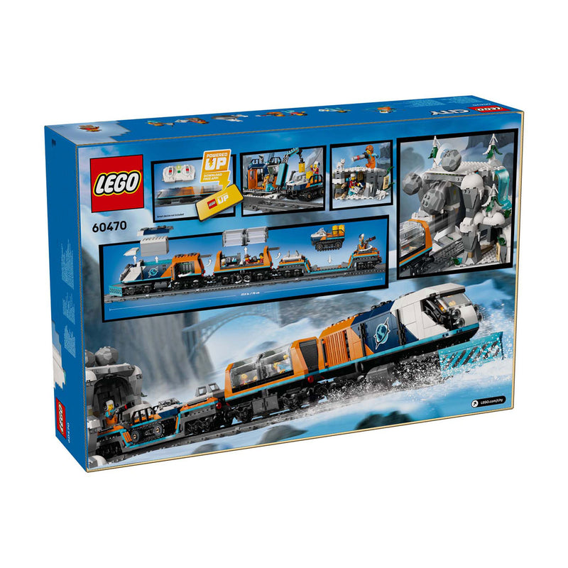 Load image into Gallery viewer, Lego city 60470 onderzoekstrein op de noordpool
