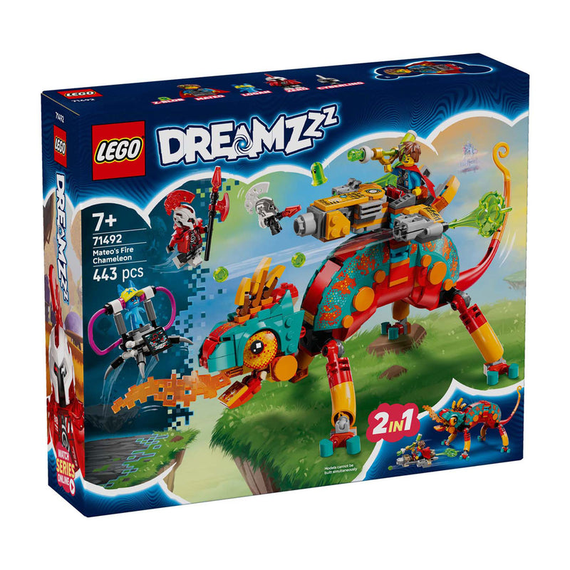 Afbeelding laden in galerijviewer, Lego dreamzzz mateo's vuurkameleon speelgoed - 71492
