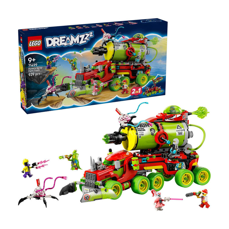 Afbeelding laden in galerijviewer, Lego ® dreamzzz™ mateo's spuitbustruck speelgoed - 71499

