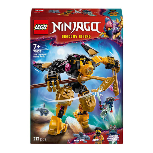 Lego ninjago 71839 arins spinjitzu strijdmecha