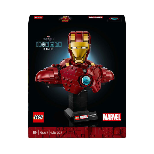 Lego super heroes marvel 76327 iron man mk4 buste