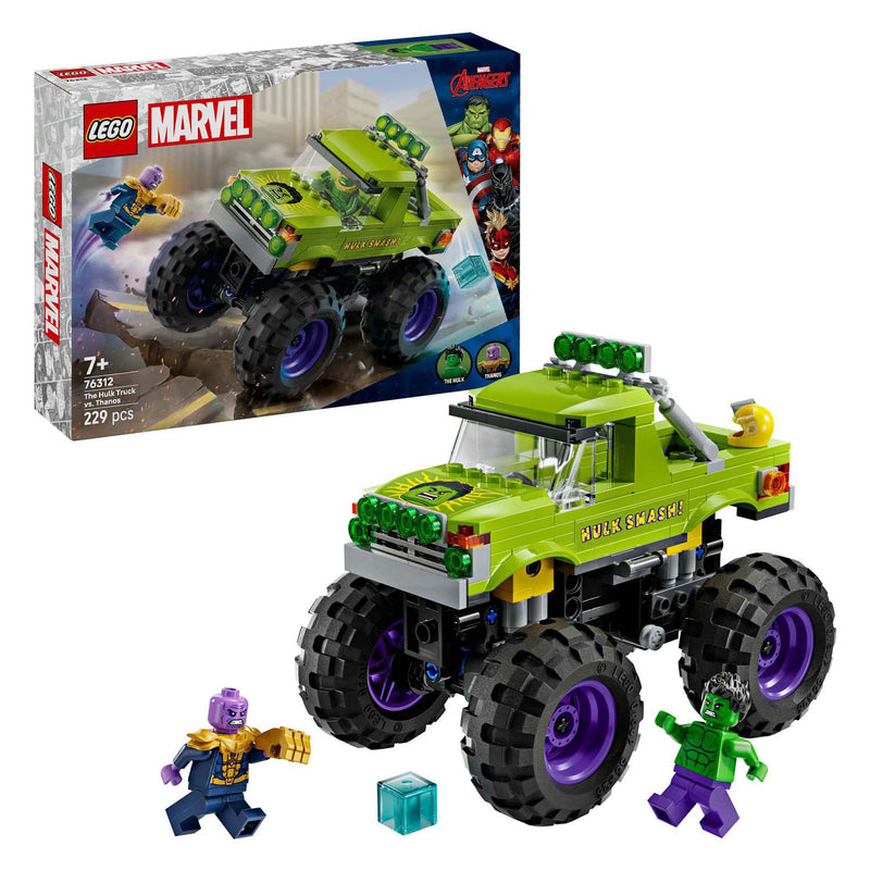 Load image into Gallery viewer, Lego marvel 76312 de hulk truck vs. thanos
