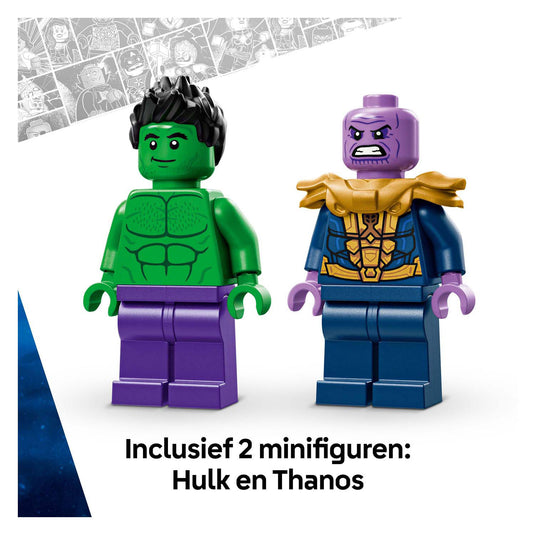 Lego marvel 76312 de hulk truck vs. thanos
