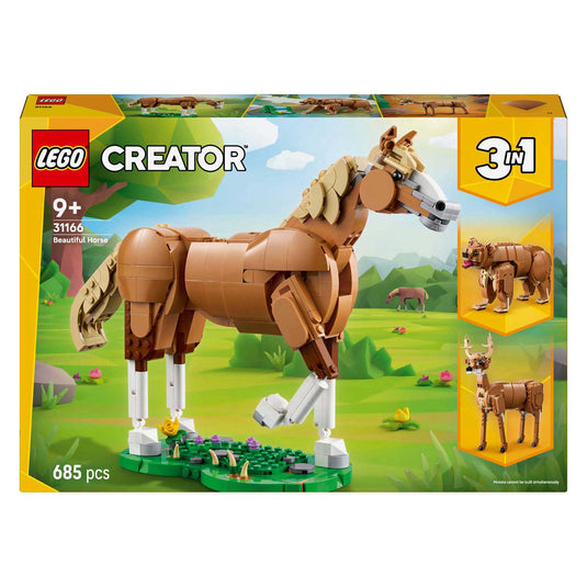Lego ® creator 3in1 prachtig paard, dierenbouwset - 31166