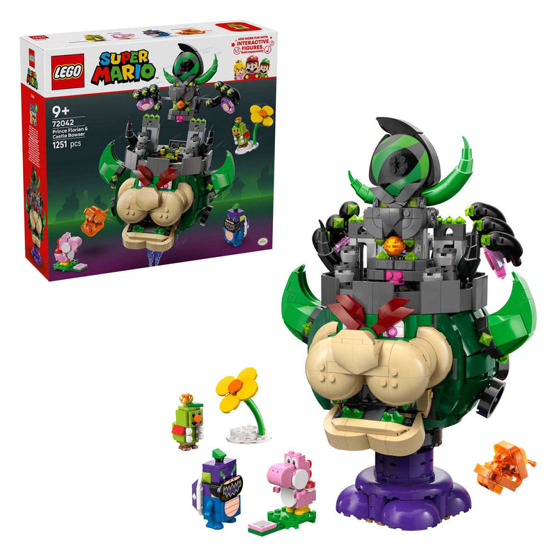 Afbeelding laden in galerijviewer, Lego super mario 72042 prins florian en kasteel bowser
