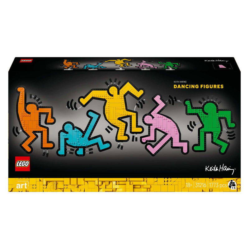 Load image into Gallery viewer, Lego art 31216 keith haring dansende figuren
