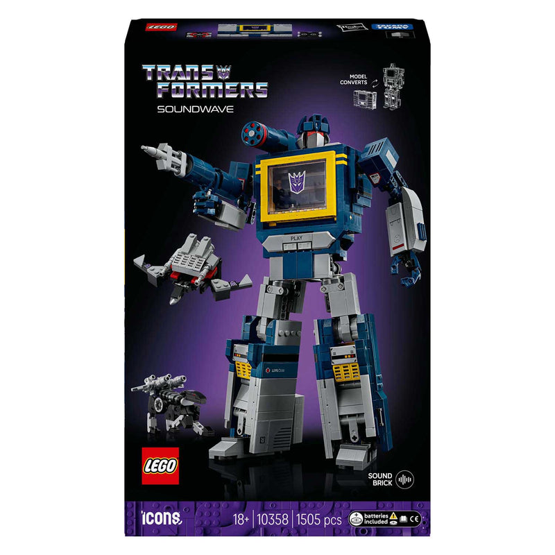 Load image into Gallery viewer, Lego icons 10358 transformers soundwave
