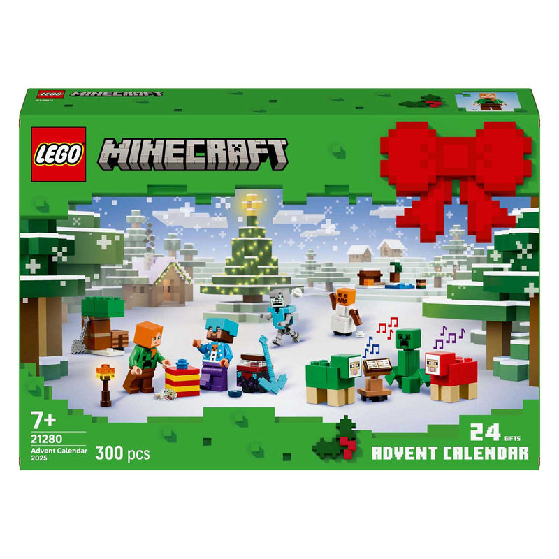 Load image into Gallery viewer, Lego minecraft 21280 adventkalender 2025
