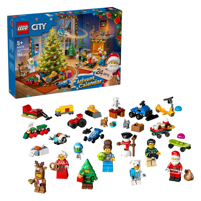 Load image into Gallery viewer, Lego city adventskalender 2025 - cadeau voor kinderen - 60475
