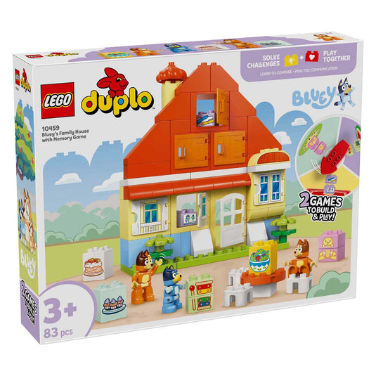 Lego duplo 10459 huis van bluey en haar familie met geheugenspel