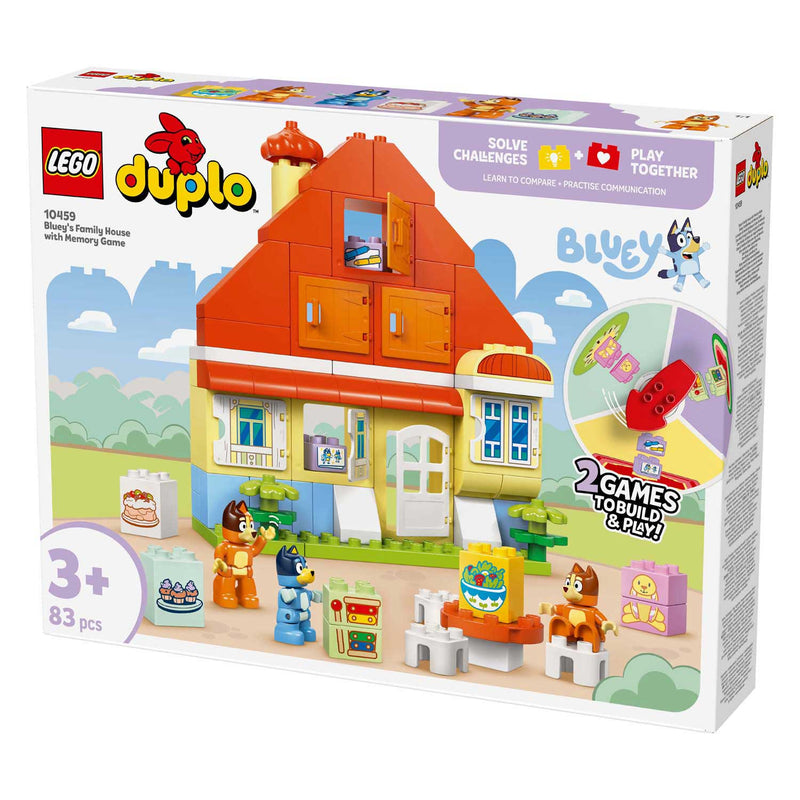 Load image into Gallery viewer, Lego duplo 10459 huis van bluey en haar familie met geheugenspel

