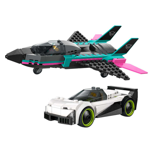 Lego city great vehicles 60489 straalvliegtuig vs. sportauto