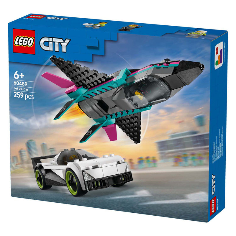 Load image into Gallery viewer, Lego city great vehicles 60489 straalvliegtuig vs. sportauto
