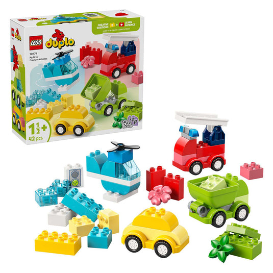 Lego duplo - creatieve voertuigen constructiespeelgoed (10474)