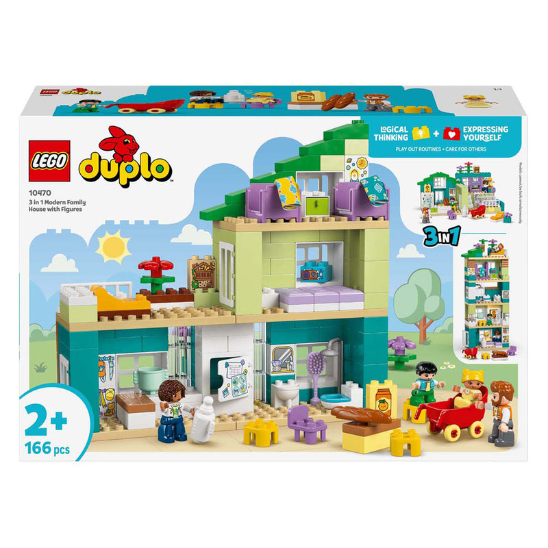 Load image into Gallery viewer, Lego duplo 10470 3-in-1 modern woonhuis met figuren
