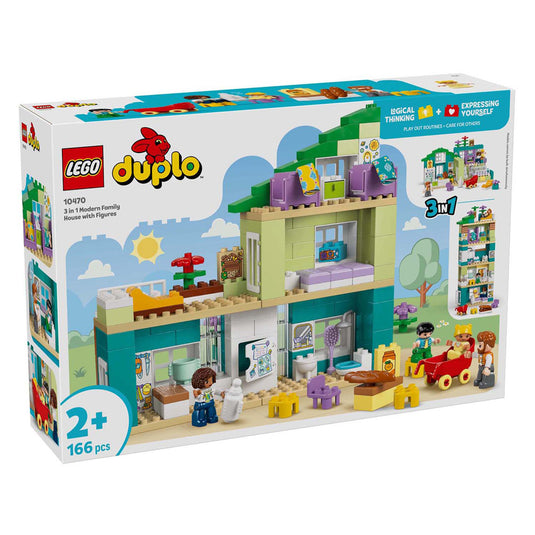 Lego duplo town 10470 3in1 modern woonhuis met figuren