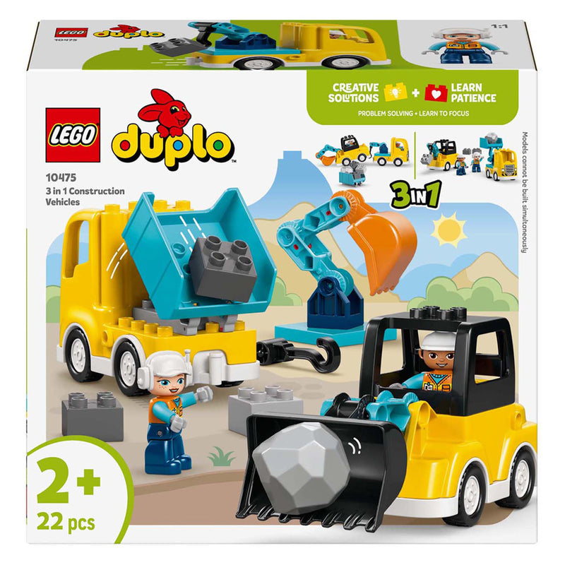 Load image into Gallery viewer, Lego duplo 10475 3-in1 bouwvoertuigen
