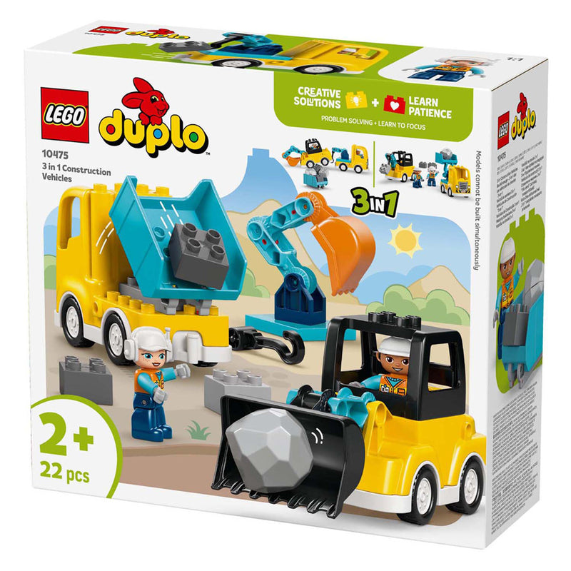 Load image into Gallery viewer, Lego duplo 10475 3-in1 bouwvoertuigen
