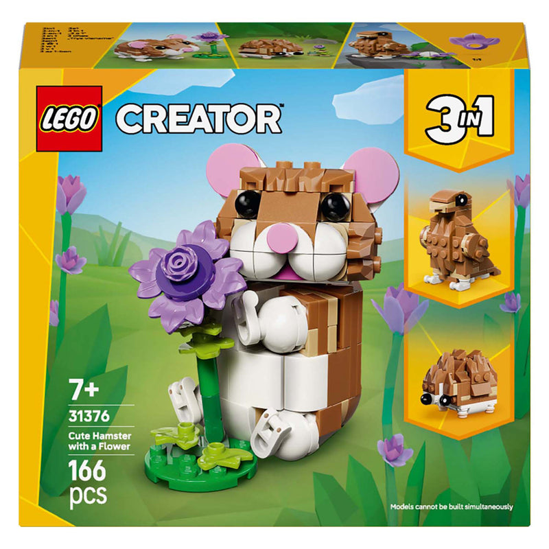 Load image into Gallery viewer, Lego ® creator 3in1 schattige hamster met bloem - 31376
