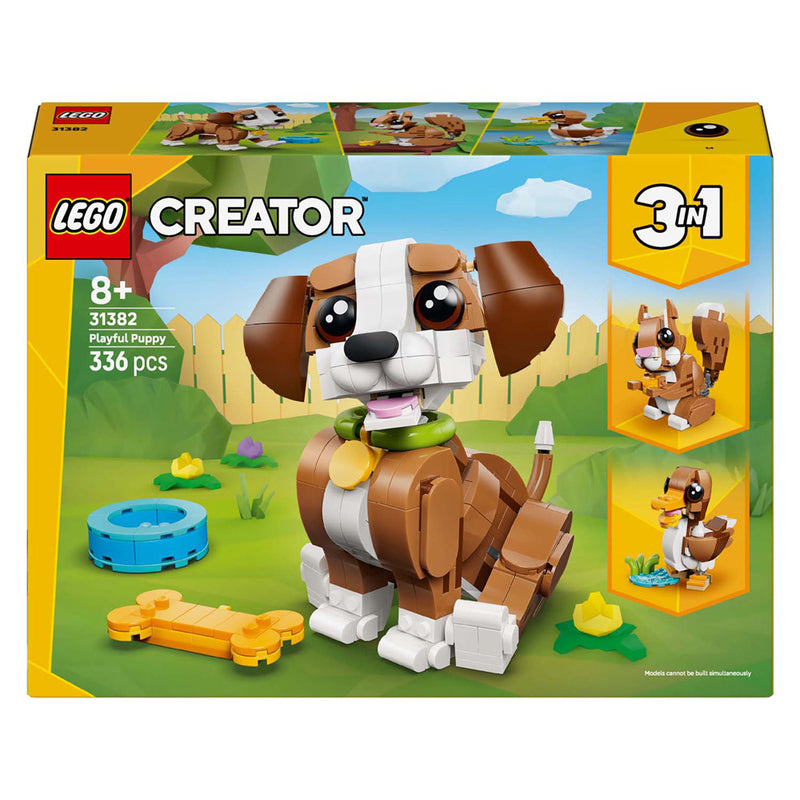 Load image into Gallery viewer, Lego ® creator 3in1 schattige dieren: speelse puppy - dierenset - bouw om tot eekhoorn of eend - 31382
