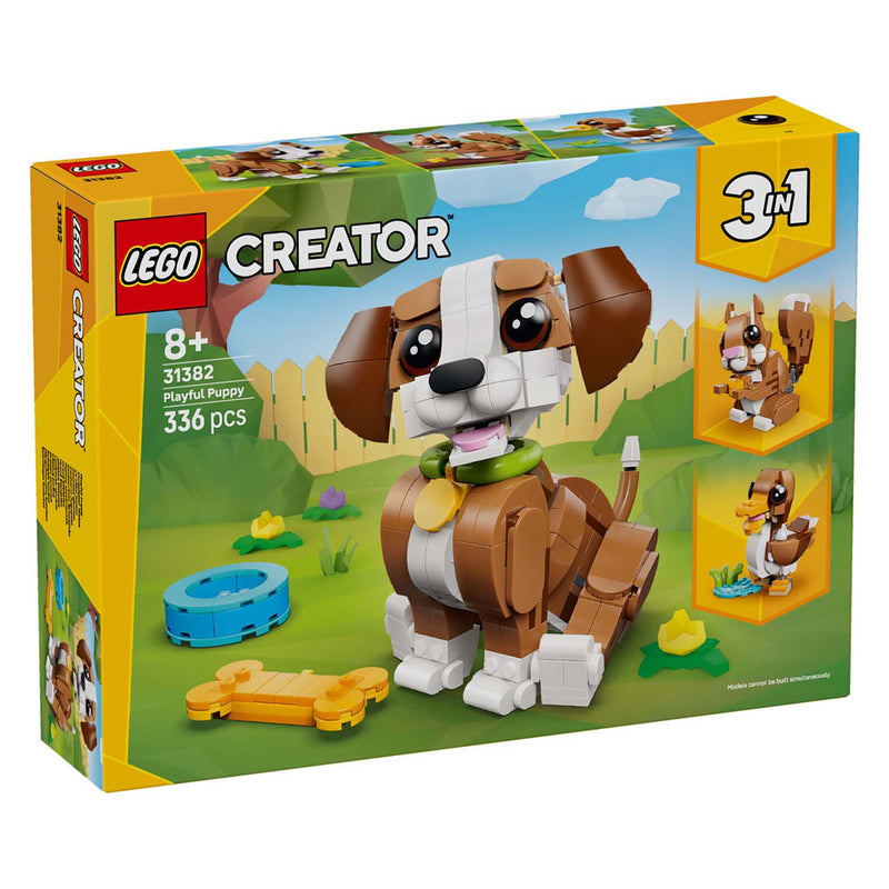 Load image into Gallery viewer, Lego ® creator 3in1 schattige dieren: speelse puppy - dierenset - bouw om tot eekhoorn of eend - 31382

