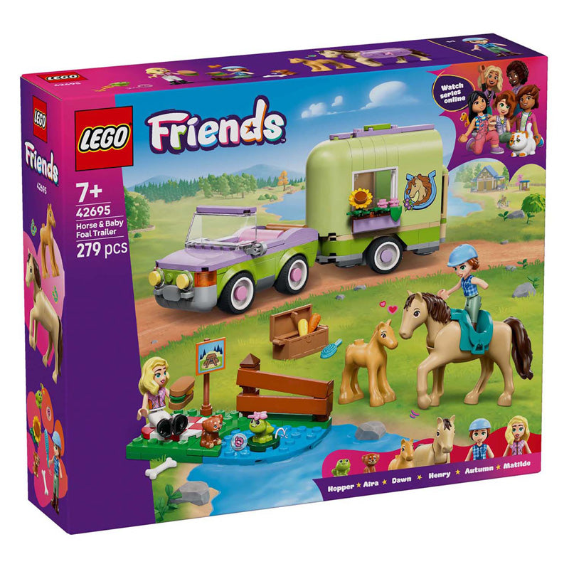 Load image into Gallery viewer, Lego friends 42695 trailer en paard en veulen
