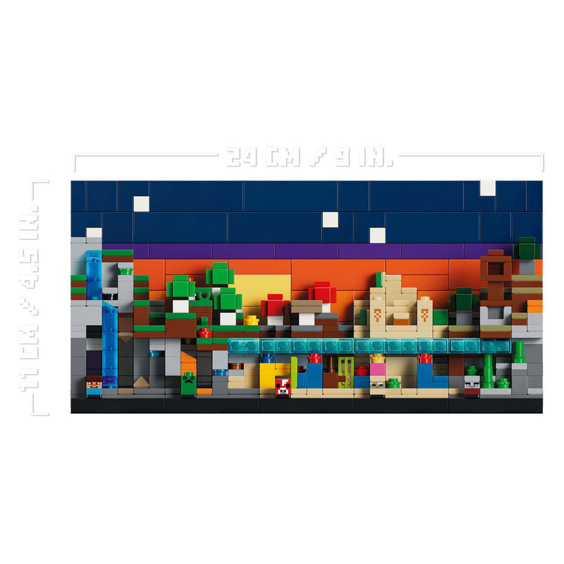 Load image into Gallery viewer, Lego minecraft minibiomen videogame speelgoed voor kinderen en kinderkamer decoratie - 21589
