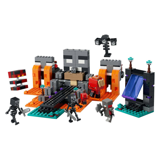 Lego minecraft de wither-strijd videogame speelgoed voor kinderen - 21590