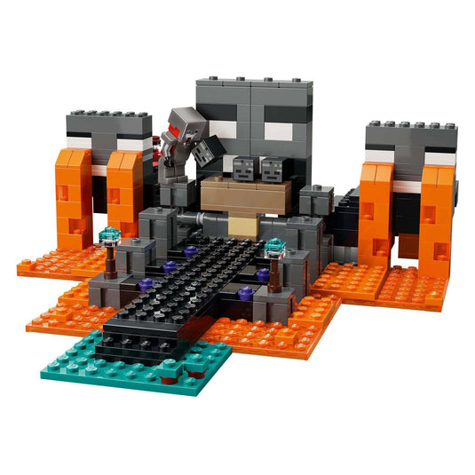 Lego minecraft de wither-strijd videogame speelgoed voor kinderen - 21590