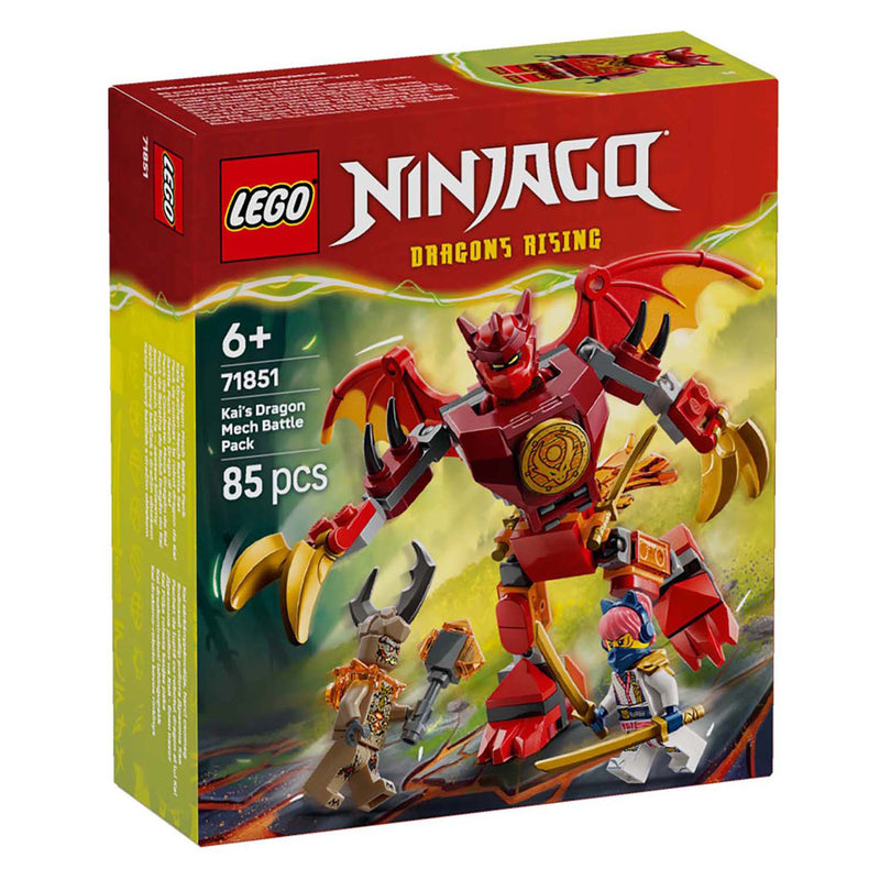 Load image into Gallery viewer, Lego ® ninjago® kai's drakenmecha strijdpakket - mechaspeelgoed - speelset met 3 minifiguren - 71851
