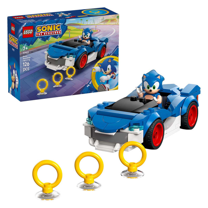 Afbeelding laden in galerijviewer, Lego sonic the hedgehog 77117 sonics auto: speed star lightning
