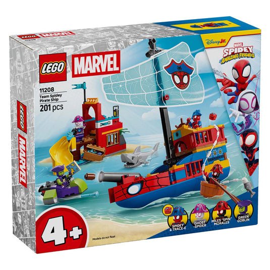 Lego marvel 11208 team spidey piratenschip