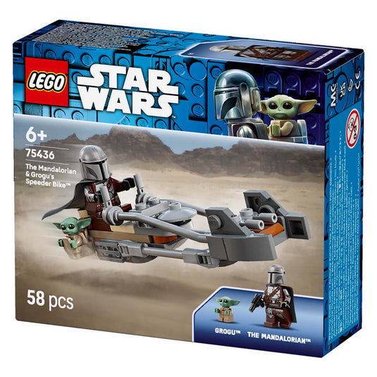 Lego star wars tm 75436 de mandalorian en grogu's speederbike | 2 stuks