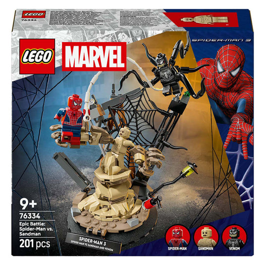 Lego super heroes 76334 marvel ultieme strijd: spider-man vs. sandman