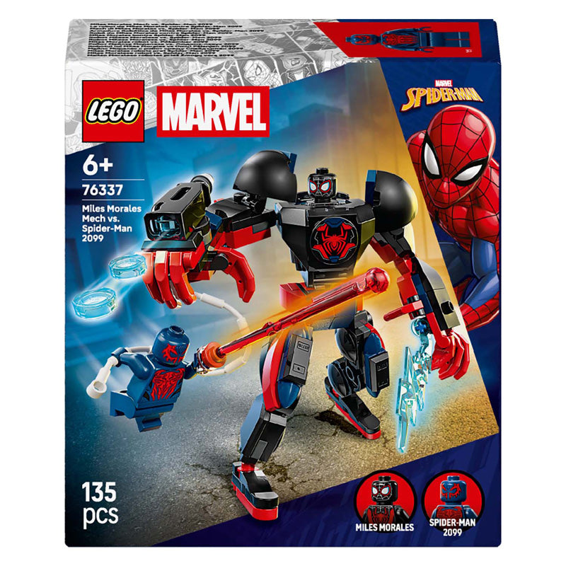 Load image into Gallery viewer, Lego marvel 76337 miles morales mecha vs. spider-man
